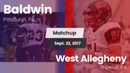 Matchup: Baldwin vs. West Allegheny  2017