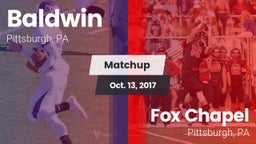 Matchup: Baldwin vs. Fox Chapel  2017