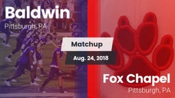 Matchup: Baldwin vs. Fox Chapel  2018