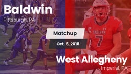 Matchup: Baldwin vs. West Allegheny  2018