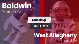Matchup: Baldwin vs. West Allegheny  2019
