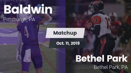 Matchup: Baldwin vs. Bethel Park  2019