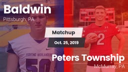 Matchup: Baldwin vs. Peters Township  2019
