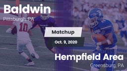 Matchup: Baldwin vs. Hempfield Area  2020