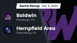 Recap: Baldwin  vs. Hempfield Area  2020