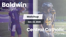 Matchup: Baldwin vs. Central Catholic  2020