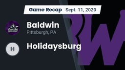 Recap: Baldwin  vs. Holidaysburg  2020