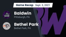 Recap: Baldwin  vs. Bethel Park  2021