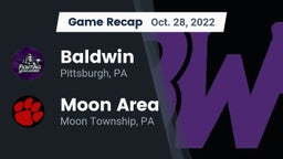 Recap: Baldwin  vs. Moon Area  2022
