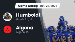 Recap: Humboldt  vs. Algona  2021