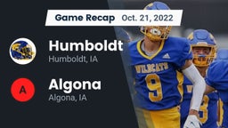 Recap: Humboldt  vs. Algona  2022