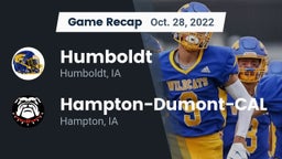 Recap: Humboldt  vs. Hampton-Dumont-CAL 2022
