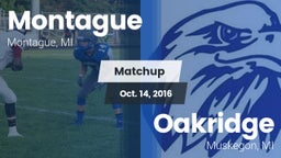 Matchup: Montague vs. Oakridge  2016