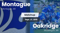 Matchup: Montague  vs. Oakridge  2019