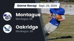 Recap: Montague  vs. Oakridge  2020