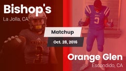 Matchup: Bishop's vs. Orange Glen  2016