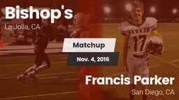 Matchup: Bishop's vs. Francis Parker  2016