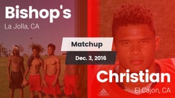 Matchup: Bishop's vs. Christian  2016