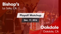 Matchup: Bishop's vs. Oakdale  2016