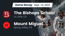 Recap: The Bishops School vs. Mount Miguel  2023