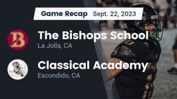 Recap: The Bishops School vs. Classical Academy  2023