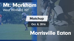 Matchup: Mt. Markham vs. Morrisville Eaton 2016