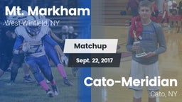 Matchup: Mt. Markham vs. Cato-Meridian  2017