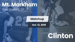 Matchup: Mt. Markham vs. Clinton 2018