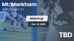 Matchup: Mt. Markham vs. TBD 2018