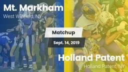 Matchup: Mt. Markham vs. Holland Patent  2019
