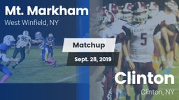 Matchup: Mt. Markham vs. Clinton  2019