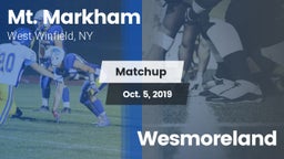 Matchup: Mt. Markham vs. Wesmoreland 2019