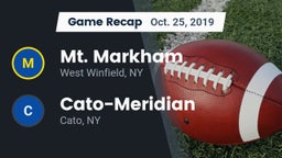 Recap: Mt. Markham  vs. Cato-Meridian  2019