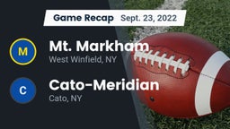 Recap: Mt. Markham  vs. Cato-Meridian  2022