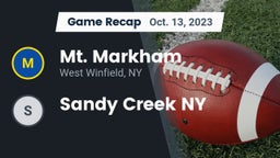 Recap: Mt. Markham  vs. Sandy Creek NY 2023
