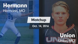 Matchup: Hermann vs. Union  2016