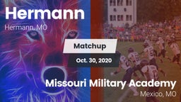 Matchup: Hermann vs. Missouri Military Academy  2020