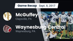 Recap: McGuffey  vs. Waynesburg Central  2017