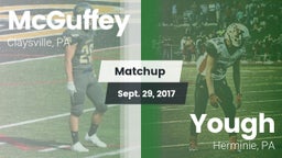 Matchup: McGuffey vs. Yough  2017