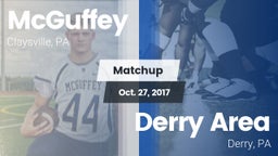 Matchup: McGuffey vs. Derry Area 2017