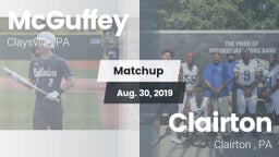 Matchup: McGuffey vs. Clairton  2019