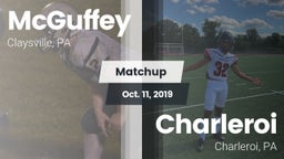 Matchup: McGuffey vs. Charleroi  2019