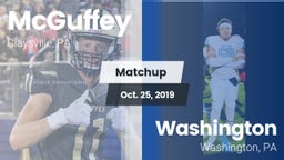 Matchup: McGuffey vs. Washington  2019