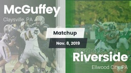 Matchup: McGuffey vs. Riverside  2019