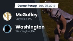 Recap: McGuffey  vs. Washington  2019