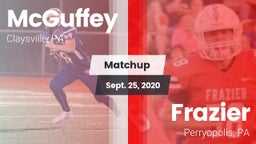 Matchup: McGuffey vs. Frazier  2020