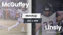 Matchup: McGuffey vs. Linsly  2020