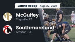 Recap: McGuffey  vs. Southmoreland  2021