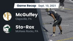 Recap: McGuffey  vs. Sto-Rox  2021