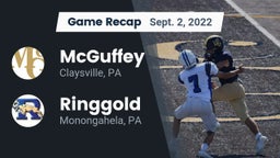 Recap: McGuffey  vs. Ringgold  2022